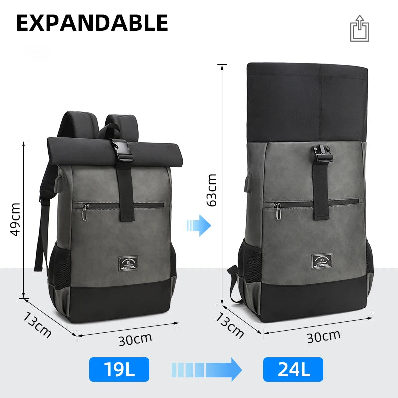 Sac ordinateur unisexe avec port USB
