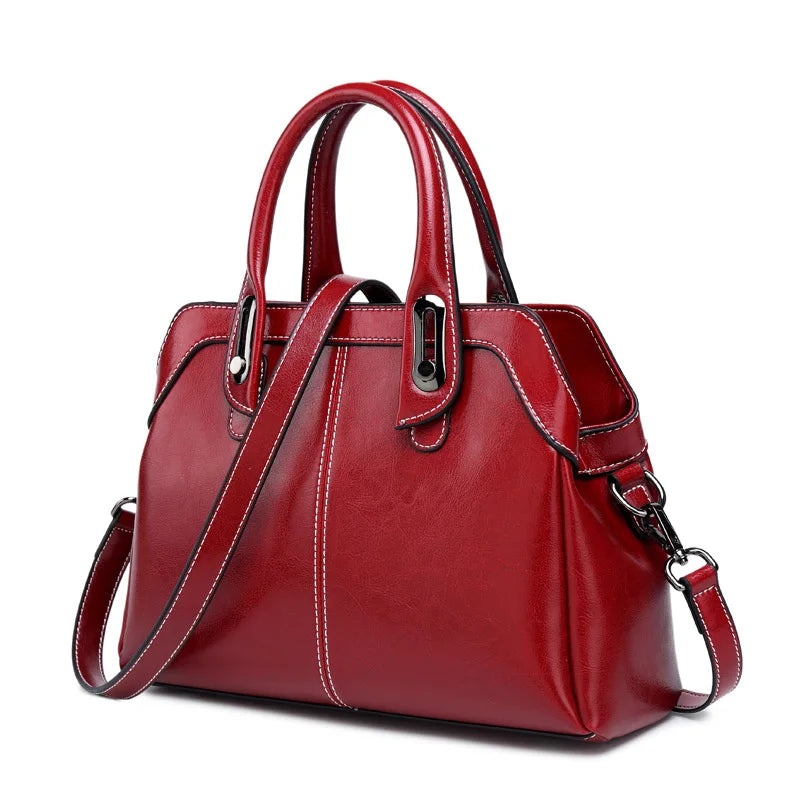 Sac bandoulière femme en cuir ciré
