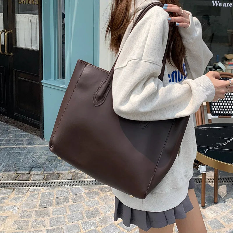 Sac cabas femme à ouverture large