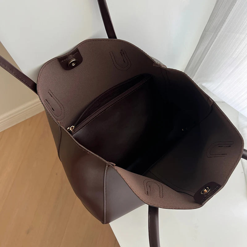 Sac cabas femme à ouverture large