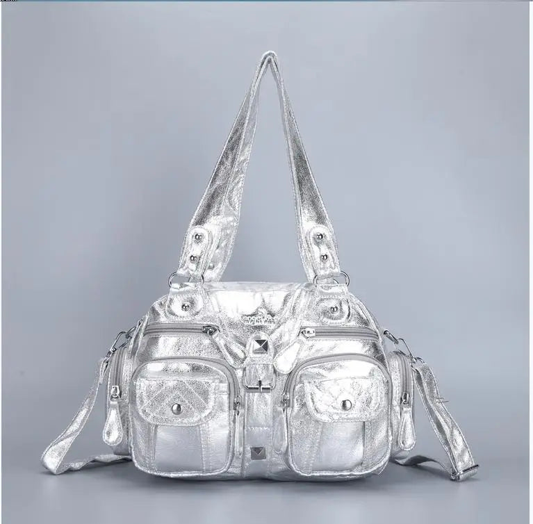 Sac à main femme en simili cuir à anse