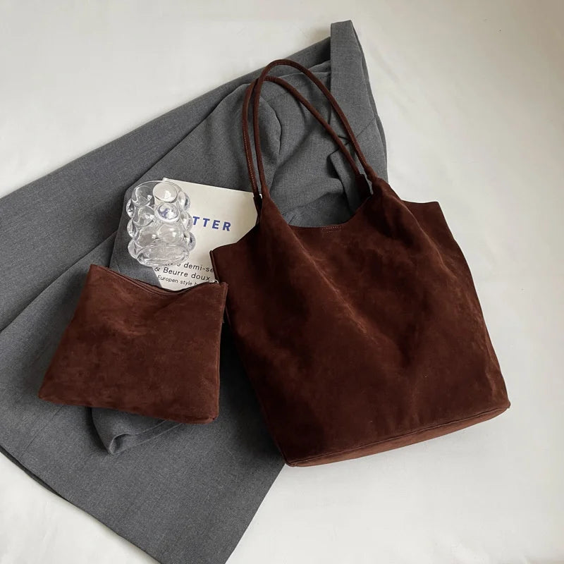 Sac à main femme en daim