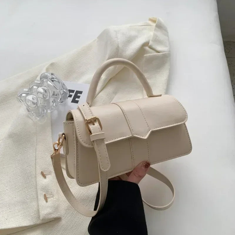 Sac à main carré femme en simili cuir