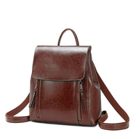 Sac à dos femme en cuir véritable