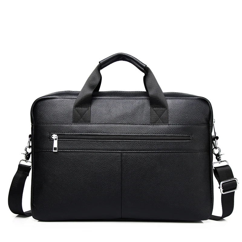 Sac ordinateur homme en cuir rigide