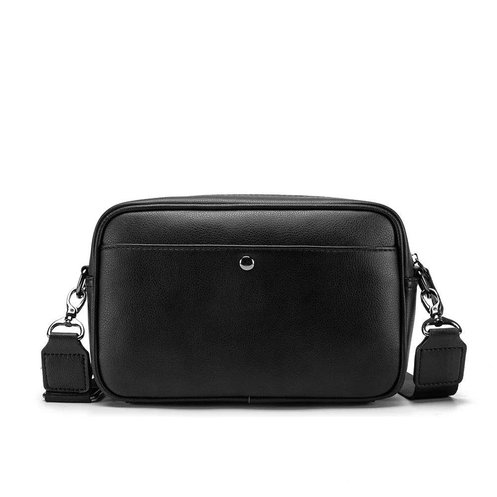 Sac bandoulière homme en simili cuir