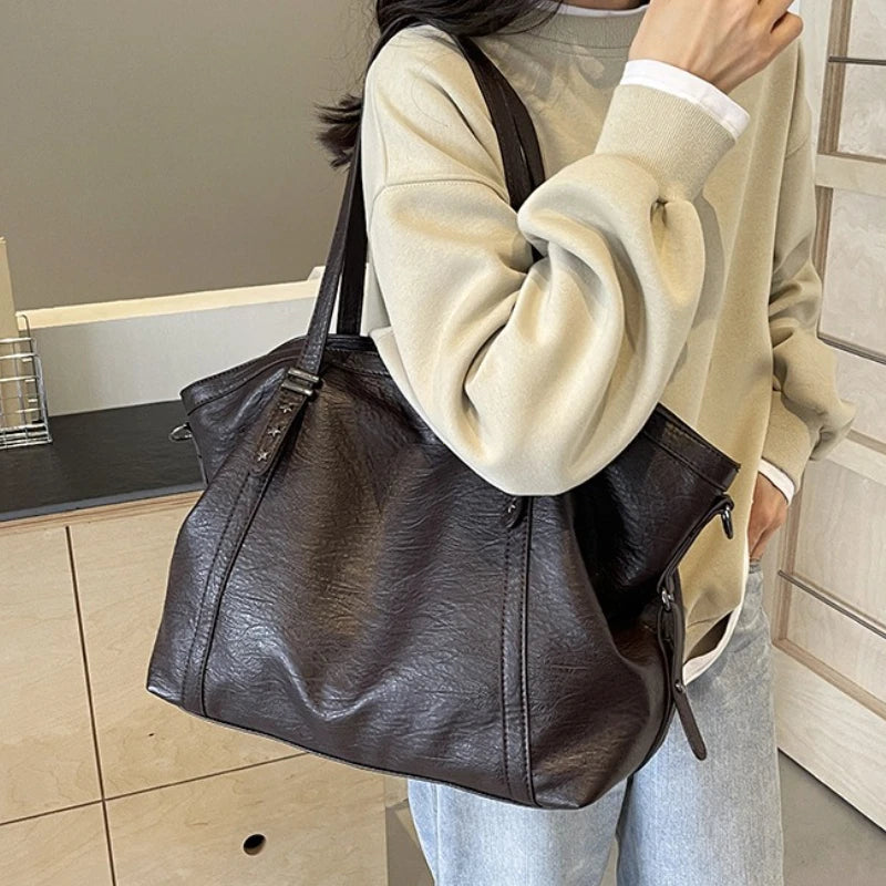 Sac cabas femme en simili cuir