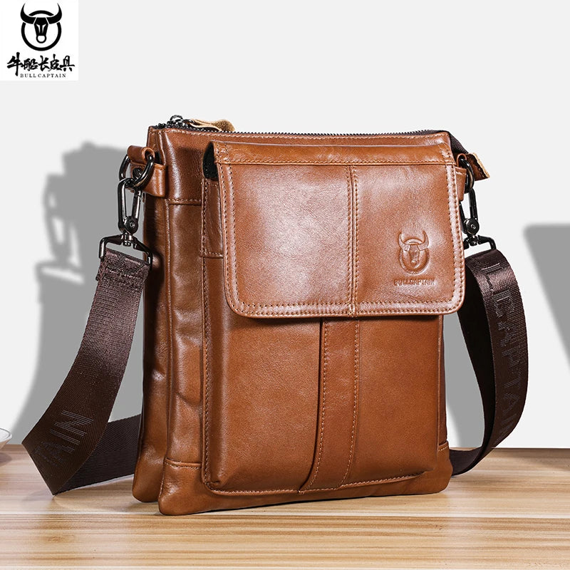 Sac bandoulière homme en cuir