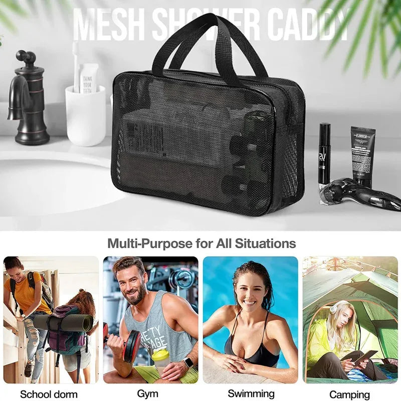 Trousse de douche en filet