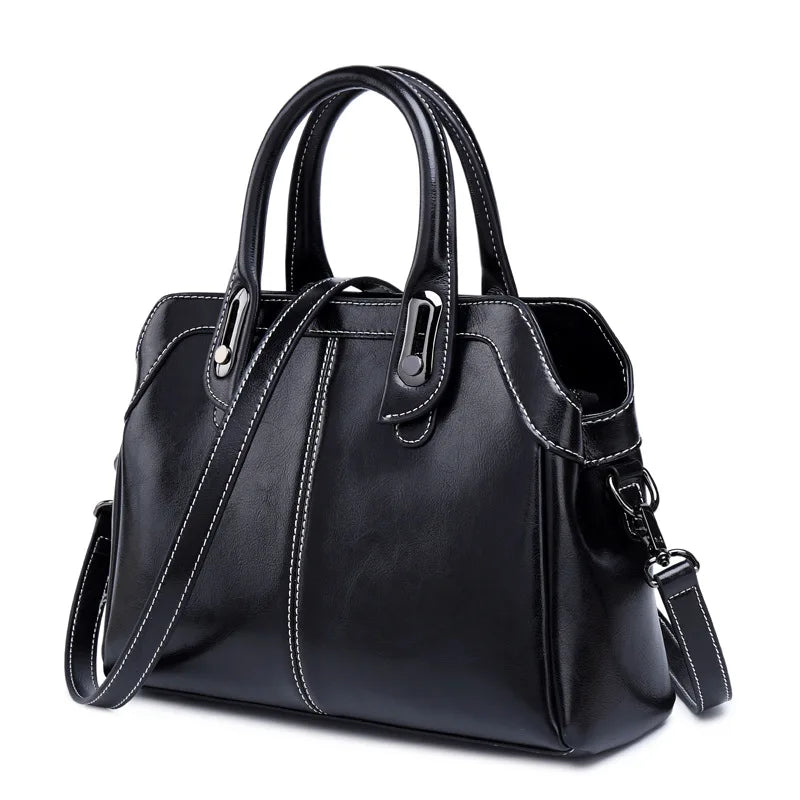 Sac bandoulière femme en cuir ciré
