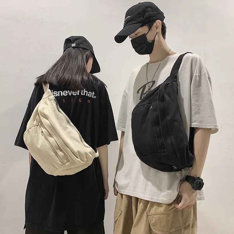 Sac banane unisexe en toile