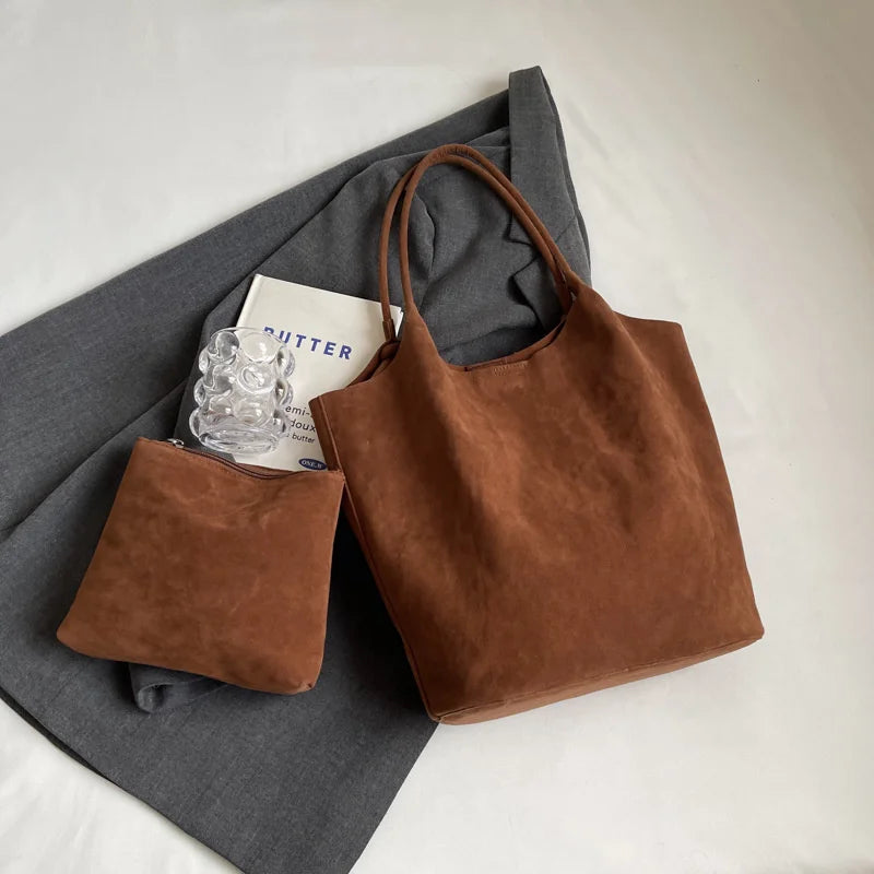 Sac à main femme en daim