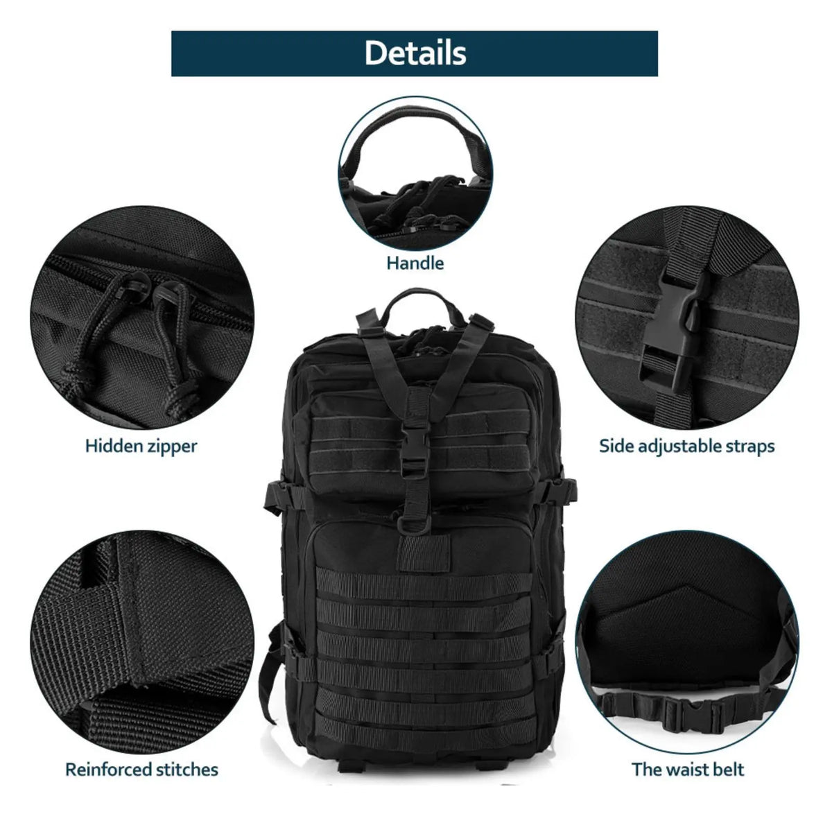 Sac à dos tactique imperméable