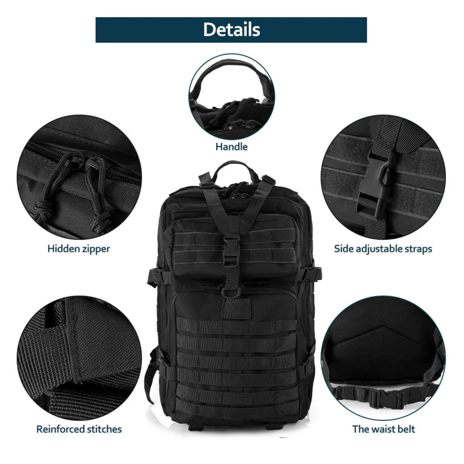 Sac à dos tactique imperméable