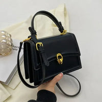 Sac à main carré femme en simili cuir