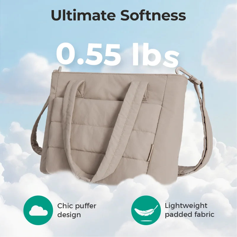 Sac cabas à bandoulière rembourrée