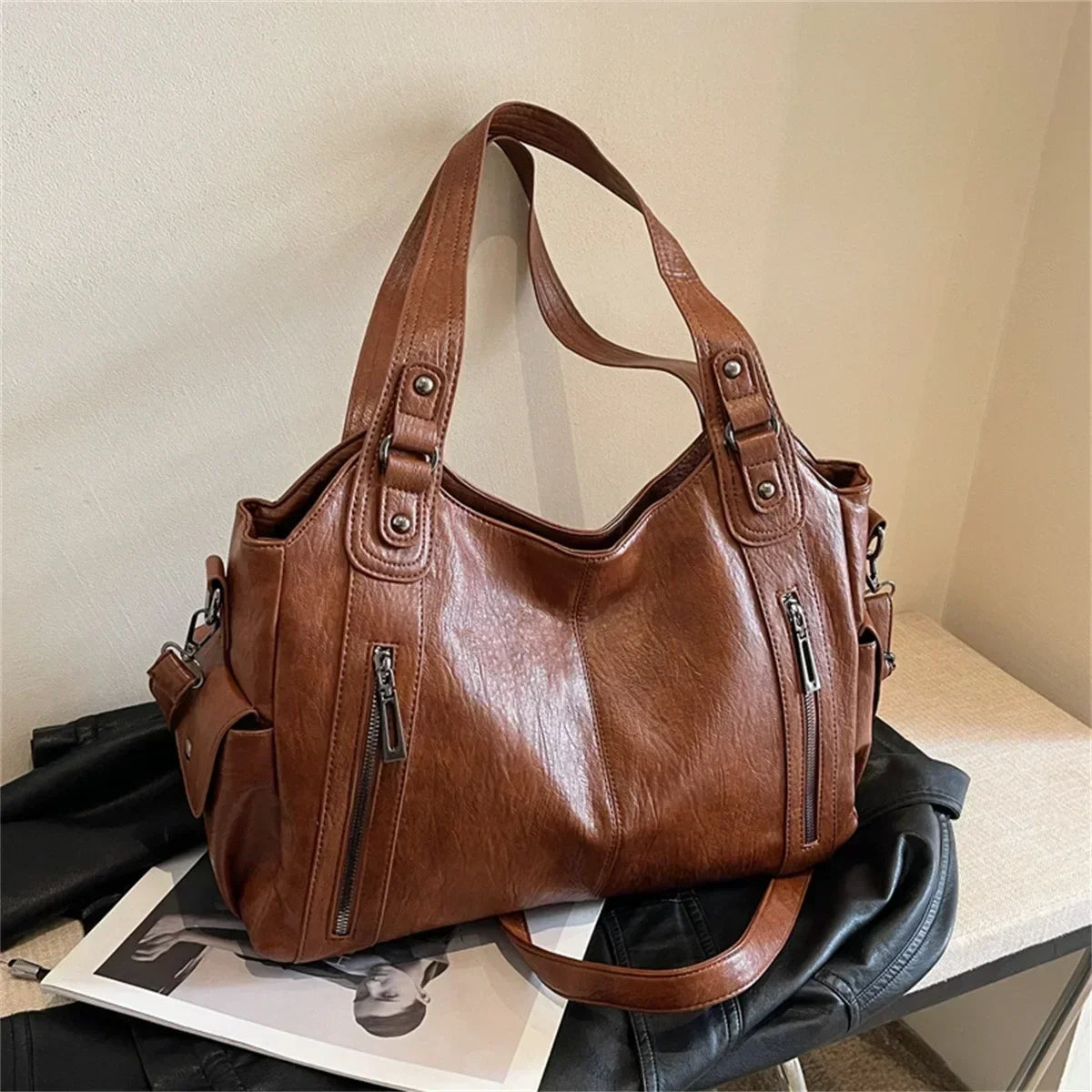 Sac à main femme bicolore
