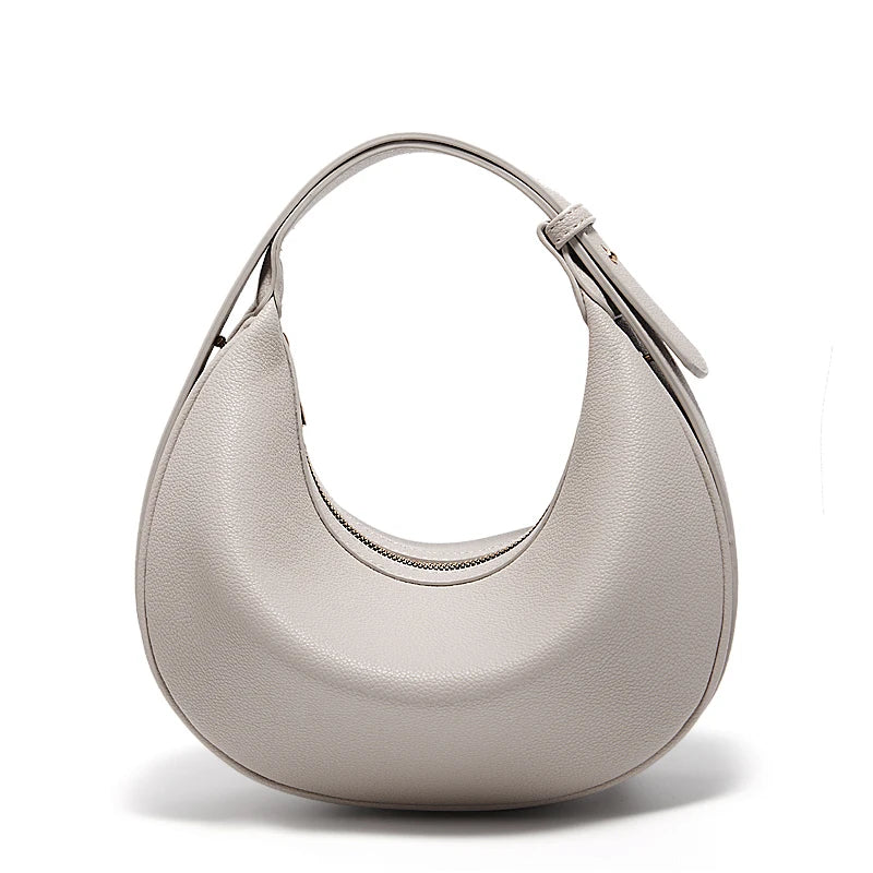 Sac demi-lune femme en simili cuir