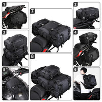 Sacoche moto arrière imperméable