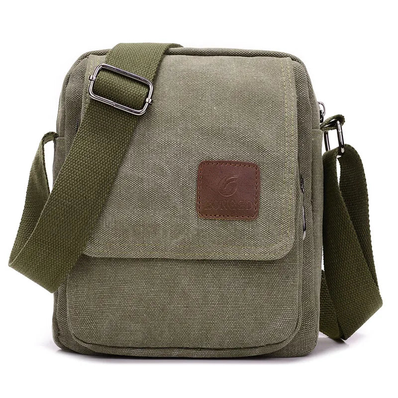 Sac bandoulière homme en toile