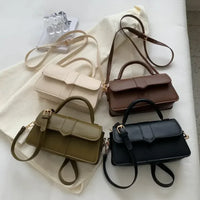 Sac à main carré femme en simili cuir