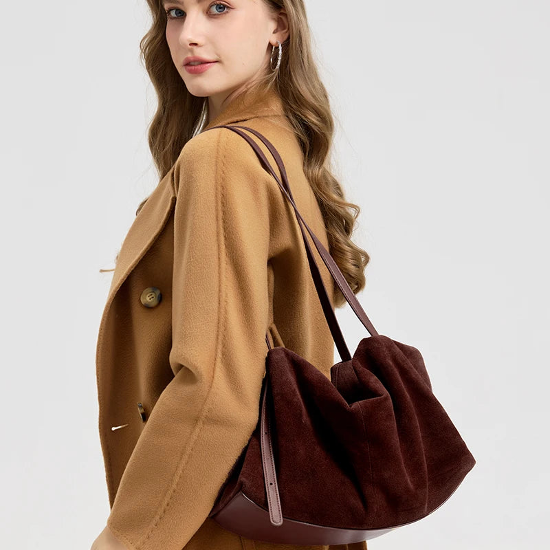 Sac cabas femme en cuir véritable