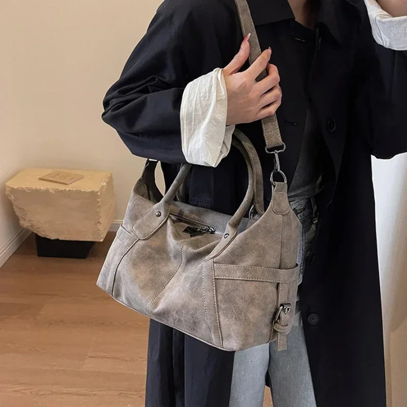 Sac à main femme à bouton-pression