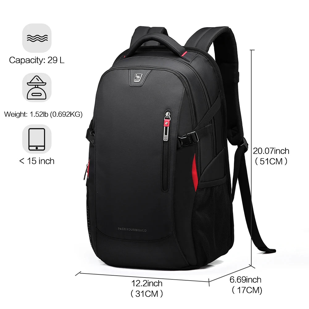 Sac ordinateur homme en nylon