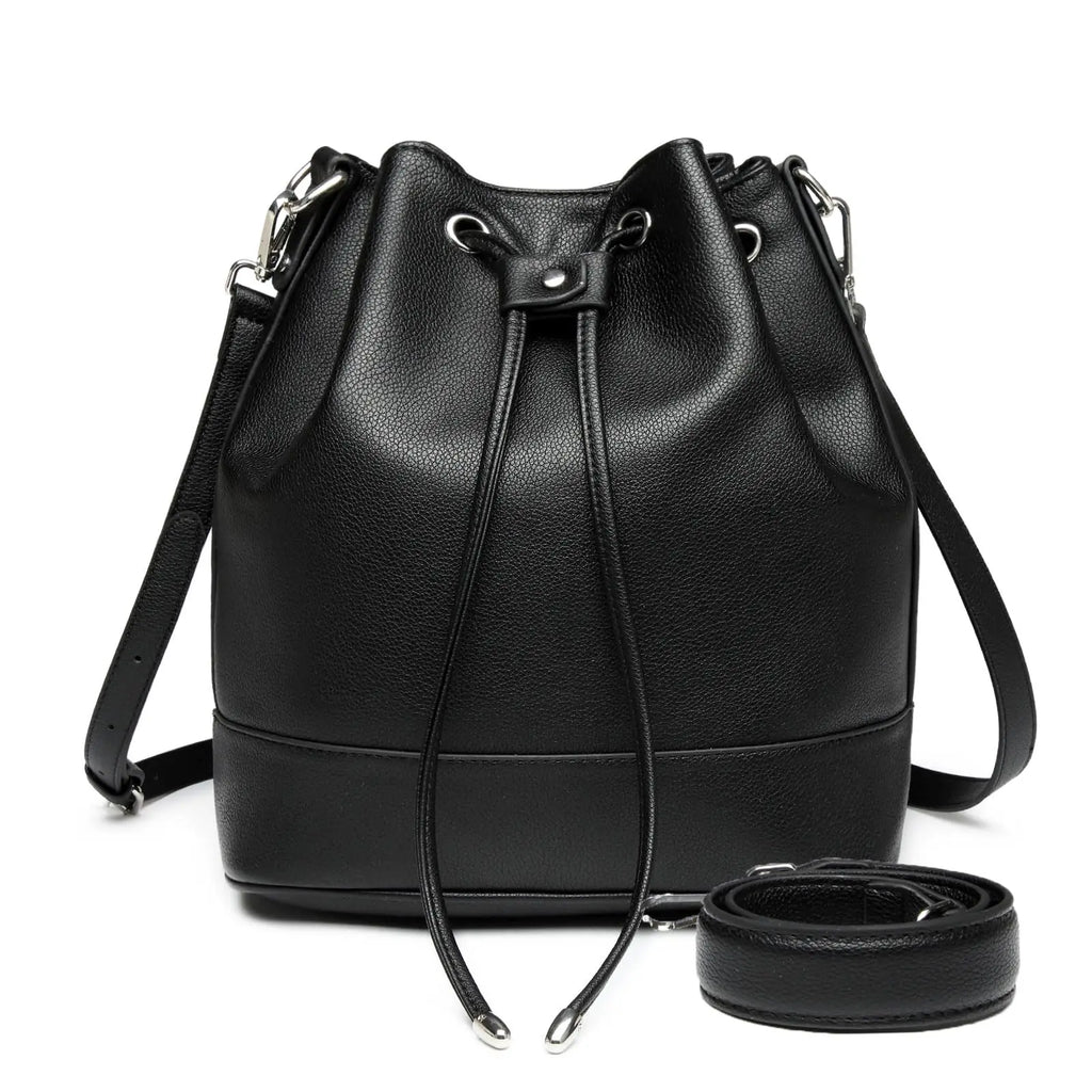 Sac seau femme en cuir