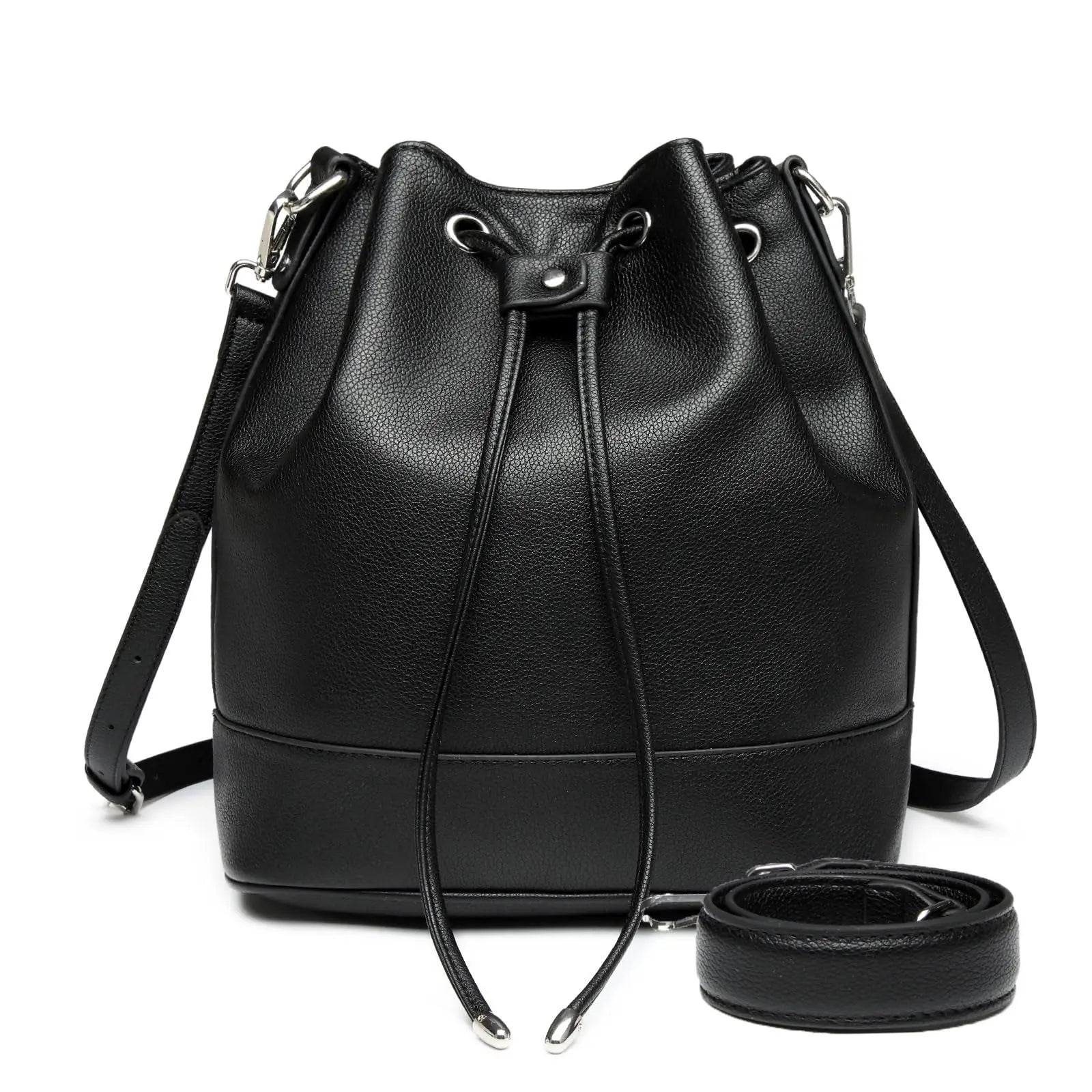 Sac seau femme en cuir