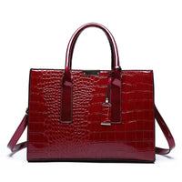 Sac à main femme motif croco