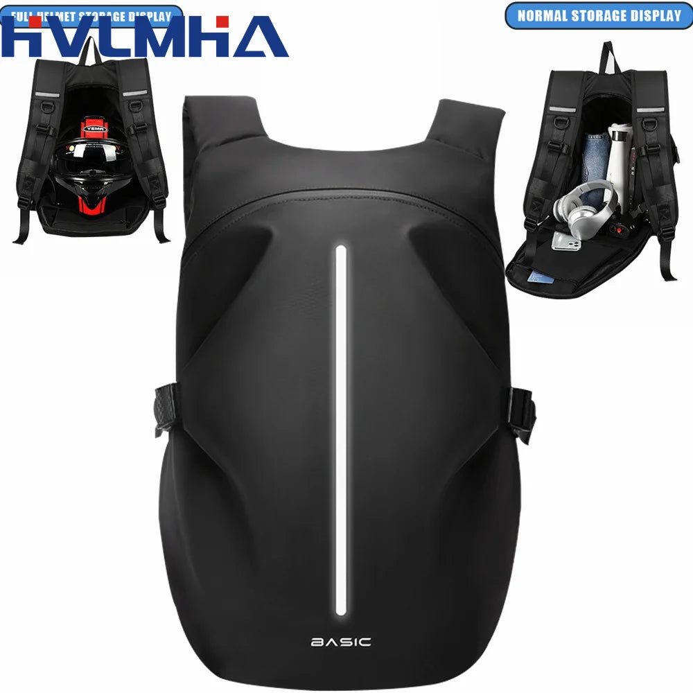 Sac à dos moto avec compartiment casque