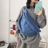 Sac banane unisexe en toile