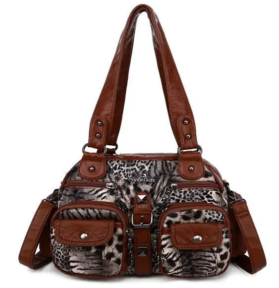Sac à main femme en simili cuir à anse