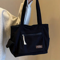 Sac cabas en velours