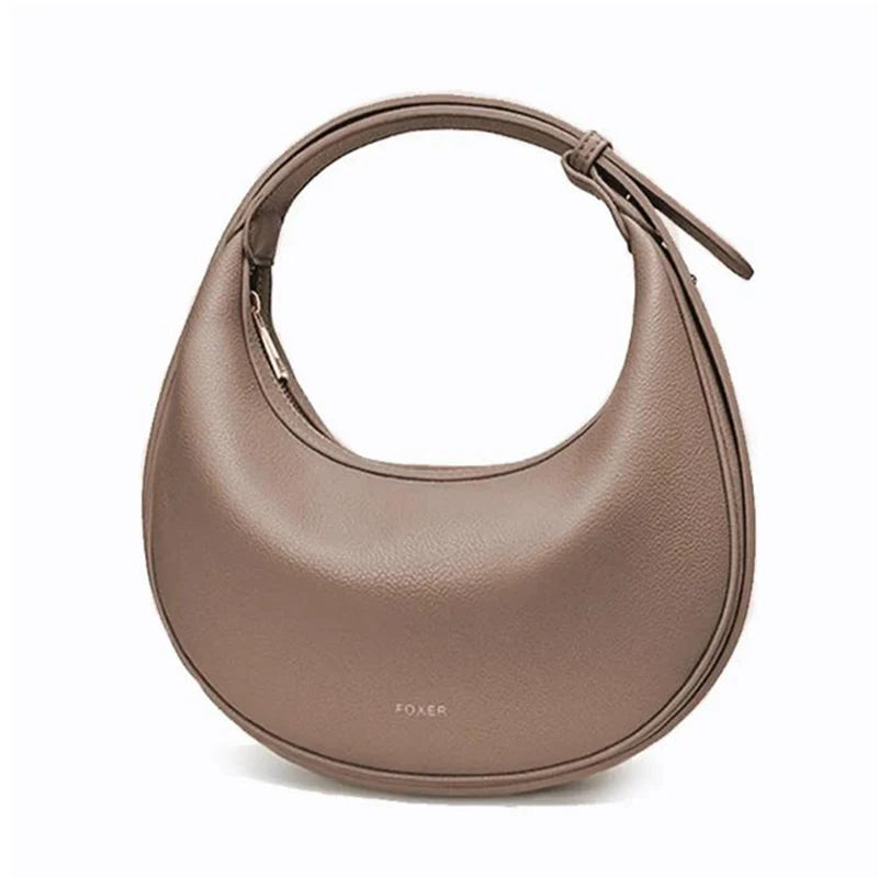 Sac demi-lune femme en simili cuir