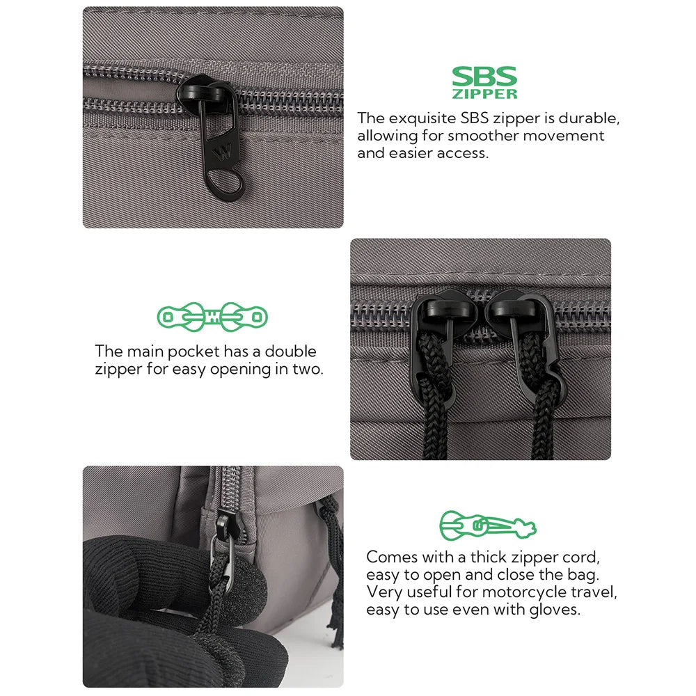 Sac banane à compartiments
