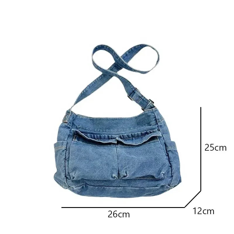 Sac bandoulière en jean