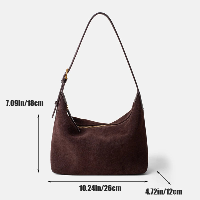 Sac hobo femme en daim