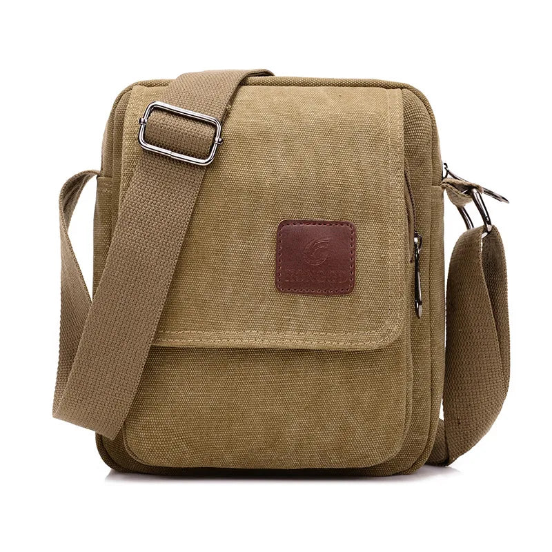 Sac bandoulière homme en toile