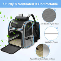 Sac de transport chat en filet
