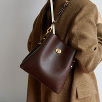 Sac seau femme en simili cuir