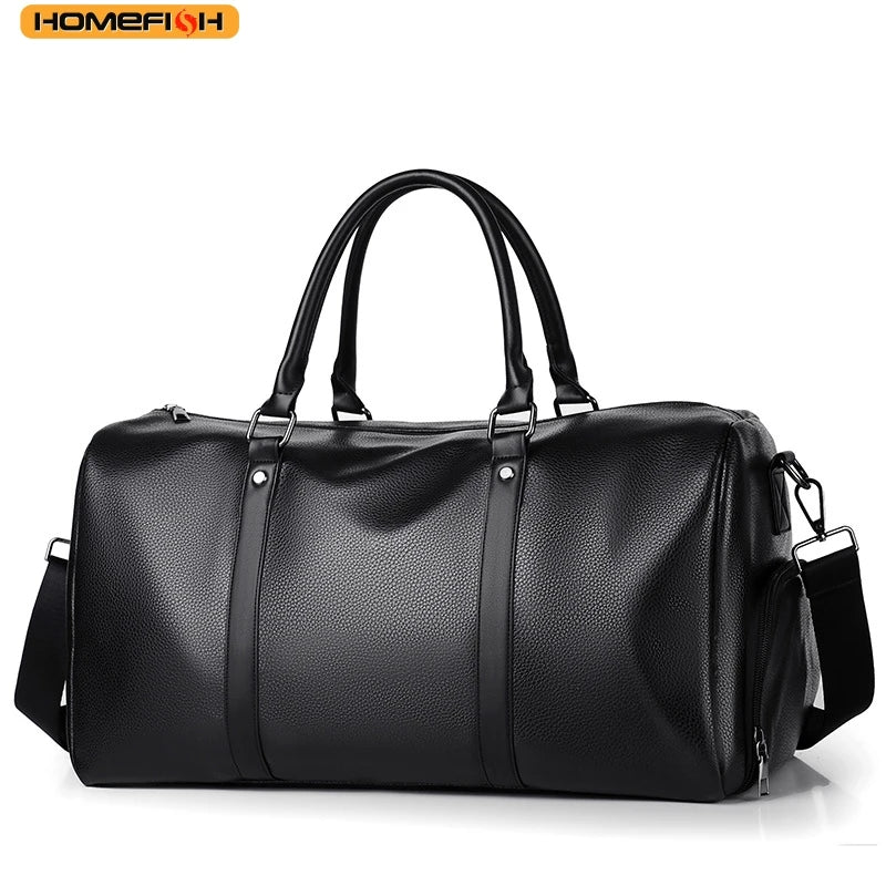 Sac de voyage moto en simili cuir