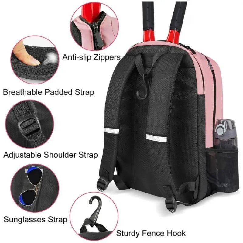 Sac à dos de tennis à compartiment chaussures