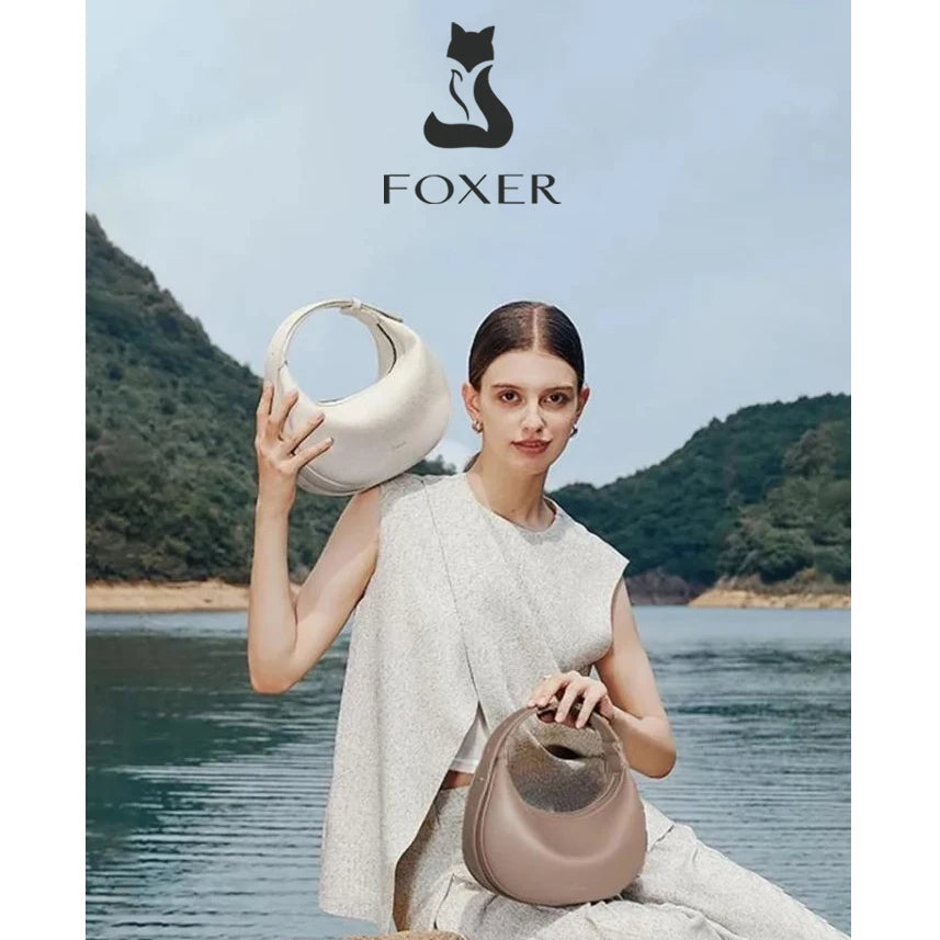 Sac demi-lune femme en simili cuir