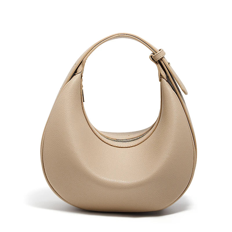 Sac demi-lune femme en simili cuir