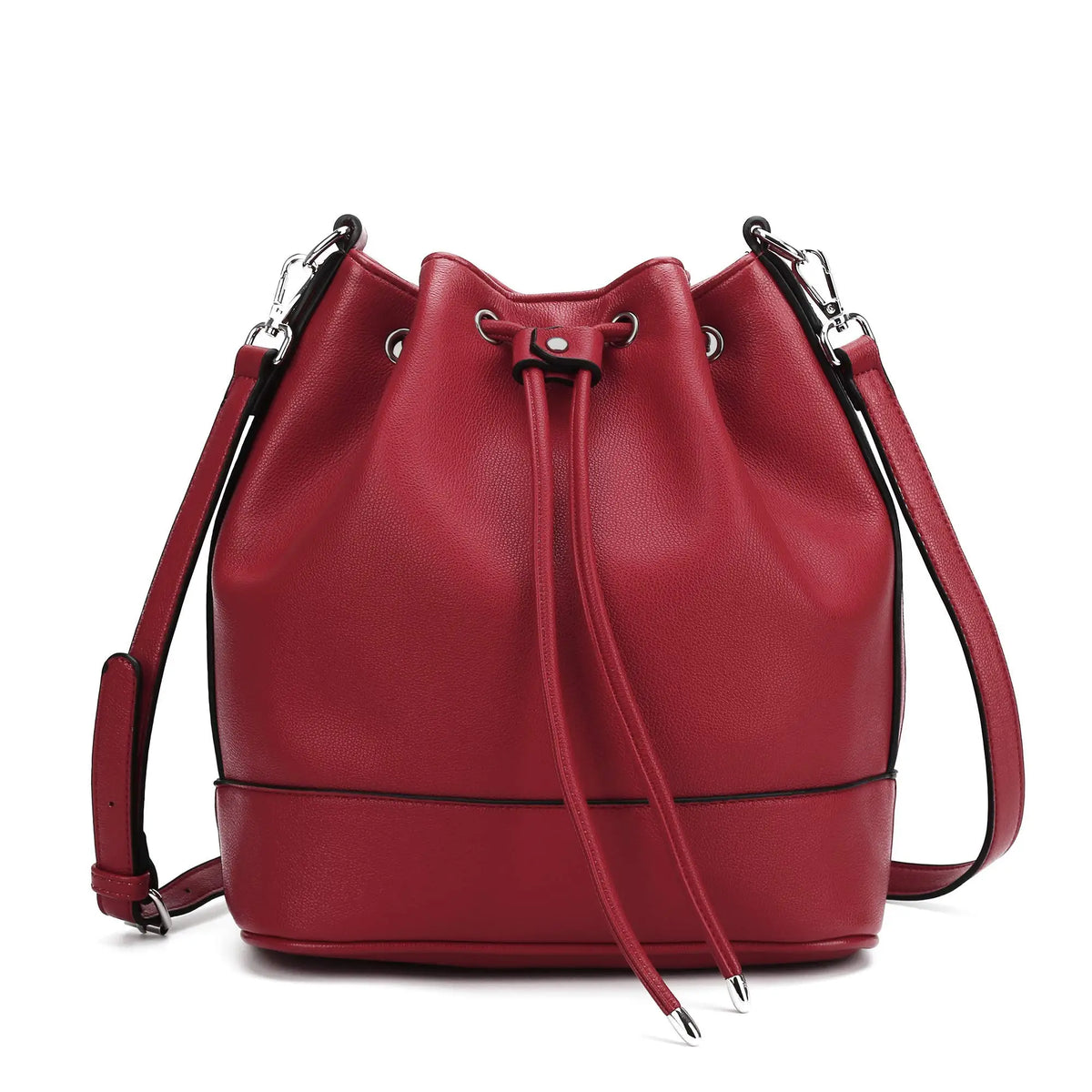 Sac seau femme en cuir