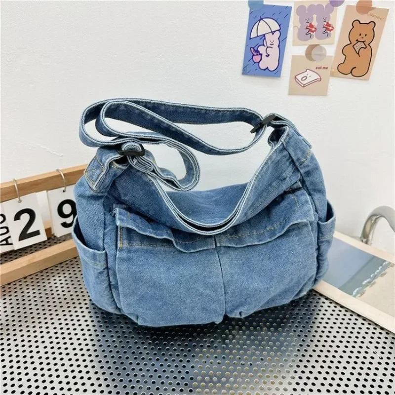 Sac bandoulière en jean