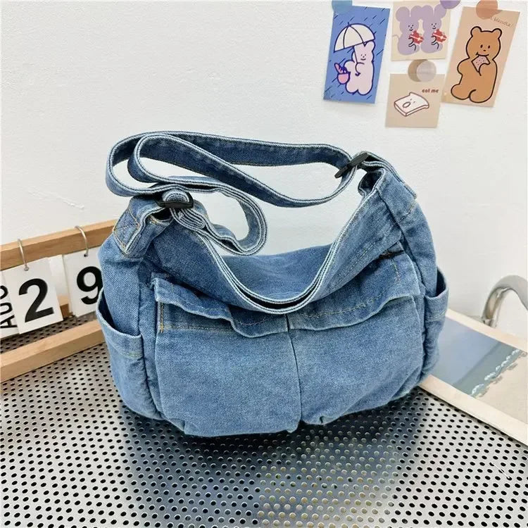 Sac bandoulière en jean