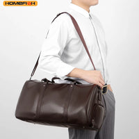 Sac de voyage moto en simili cuir